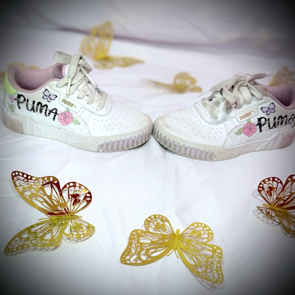 Puma Kids Sneakers - White and Pink